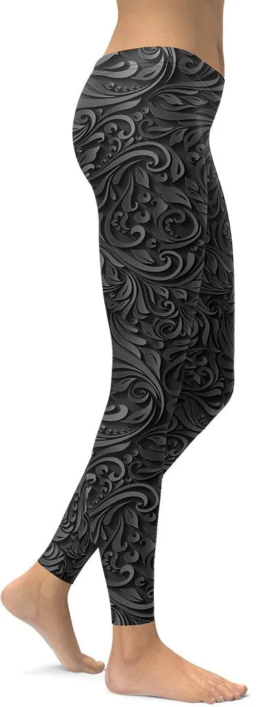 3D Art Deco Leggings