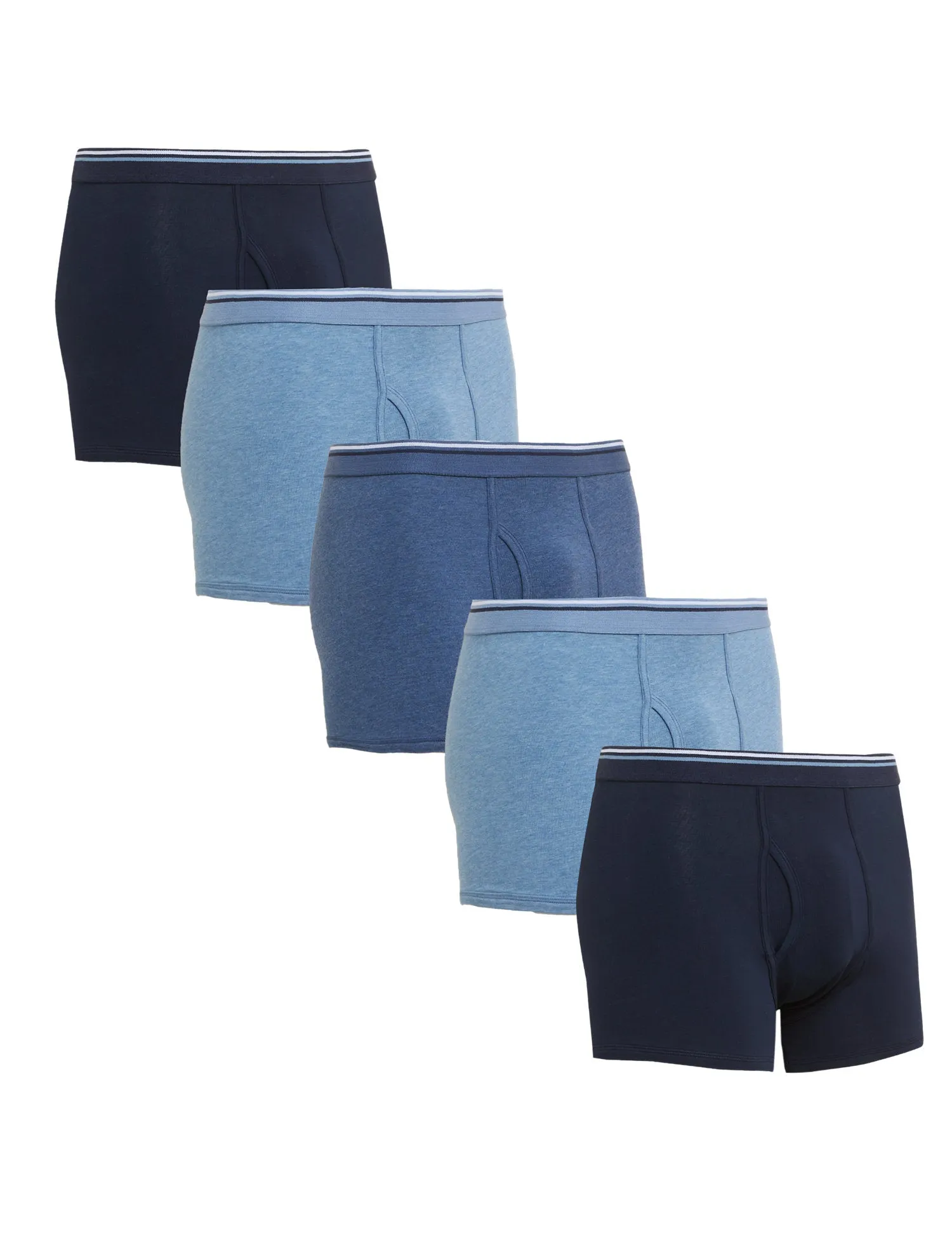 5pk Cotton Stretch Cool & Fresh™ Trunks