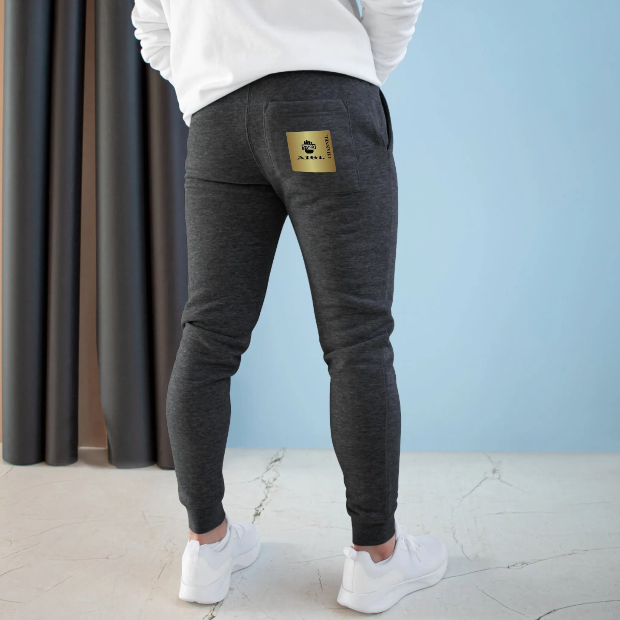 AIGL Channel Unisex Fleece Joggers