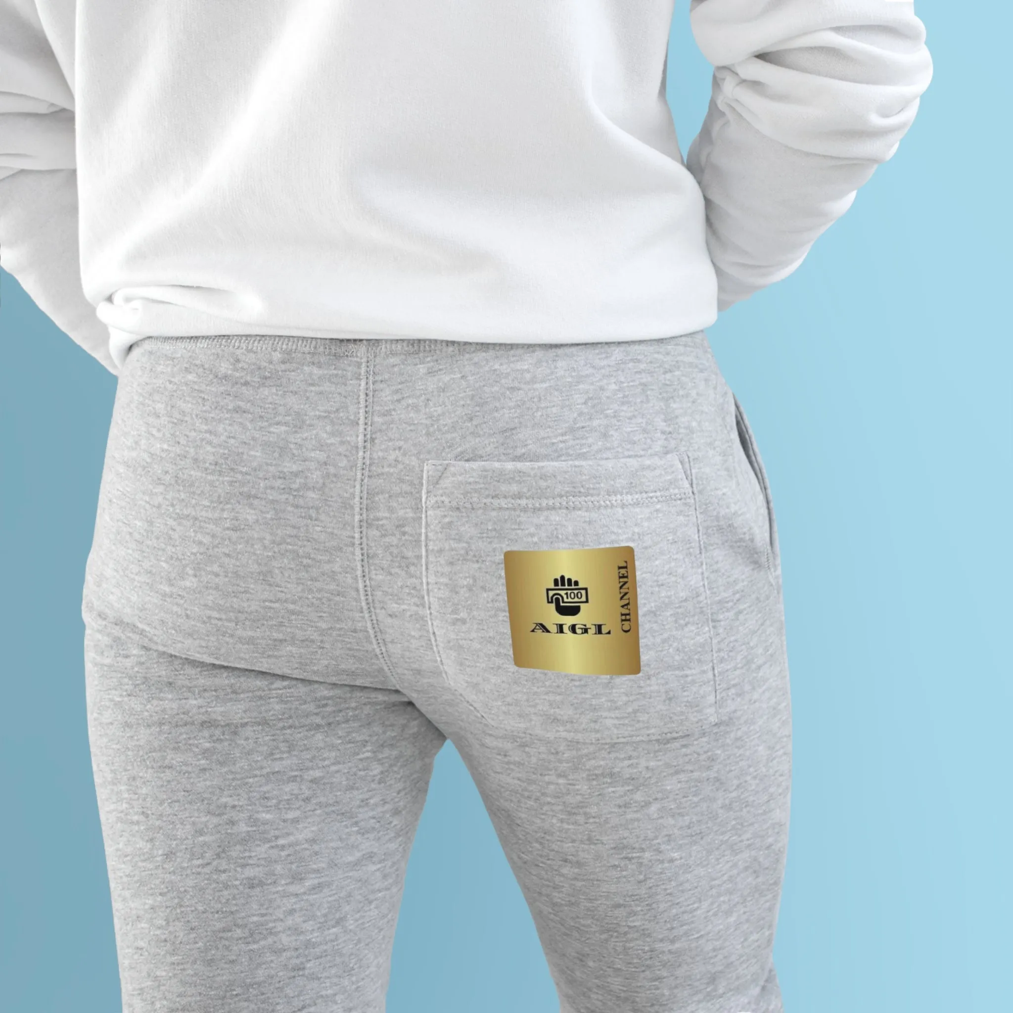 AIGL Channel Unisex Fleece Joggers