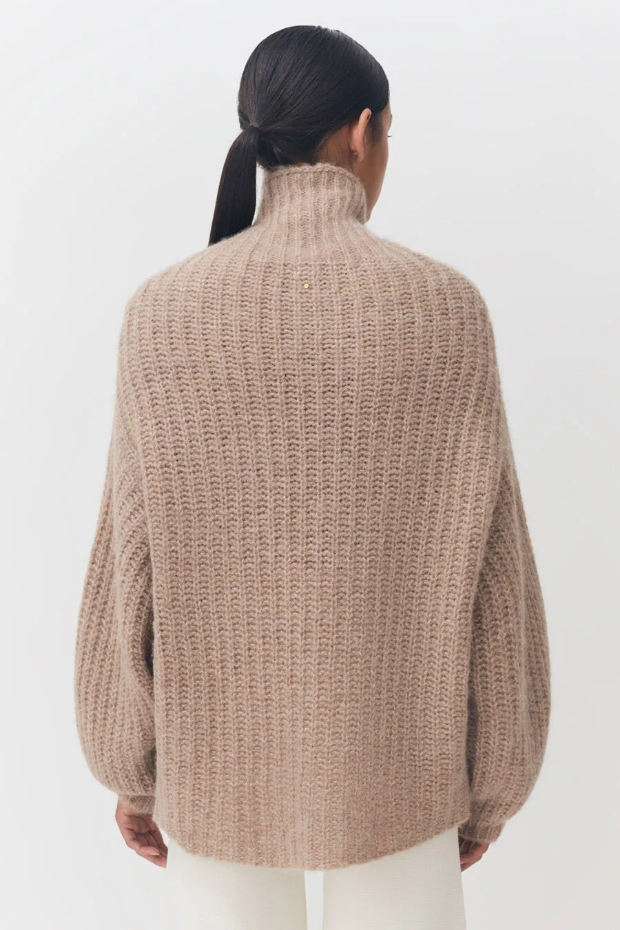 Alpaca Wool Turtleneck Sweater