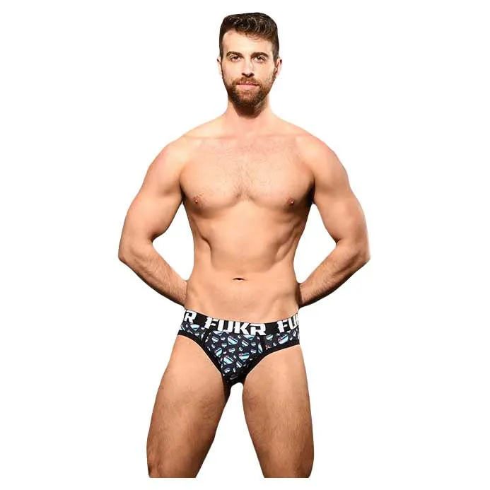 Andrew Christian FUKR Leather Pride Brief w/ ALMOST NAKED®