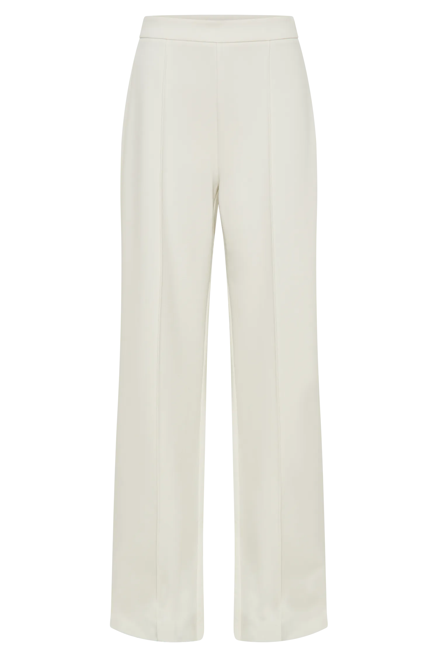 Antonia Pleated Wide Leg Pants - Ivory