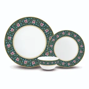 Aurus Series 27 Pieces Chintz Opalware Dinner Set, Family of 6