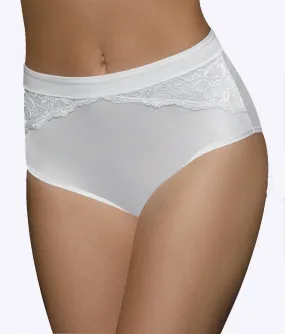 Bali Women's Comfort Indulgence Satin with Lace Modern Brief