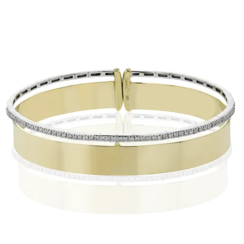 Bangle in 18k Gold with Diamonds