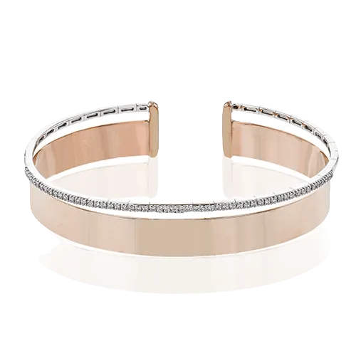 Bangle in 18k Gold with Diamonds