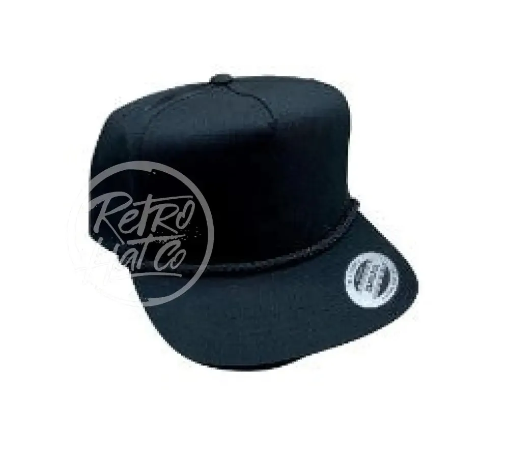 Blank Classic Rope Hat w/Snapback