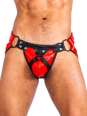 Bulldog Jockstrap Black/Red - One Size