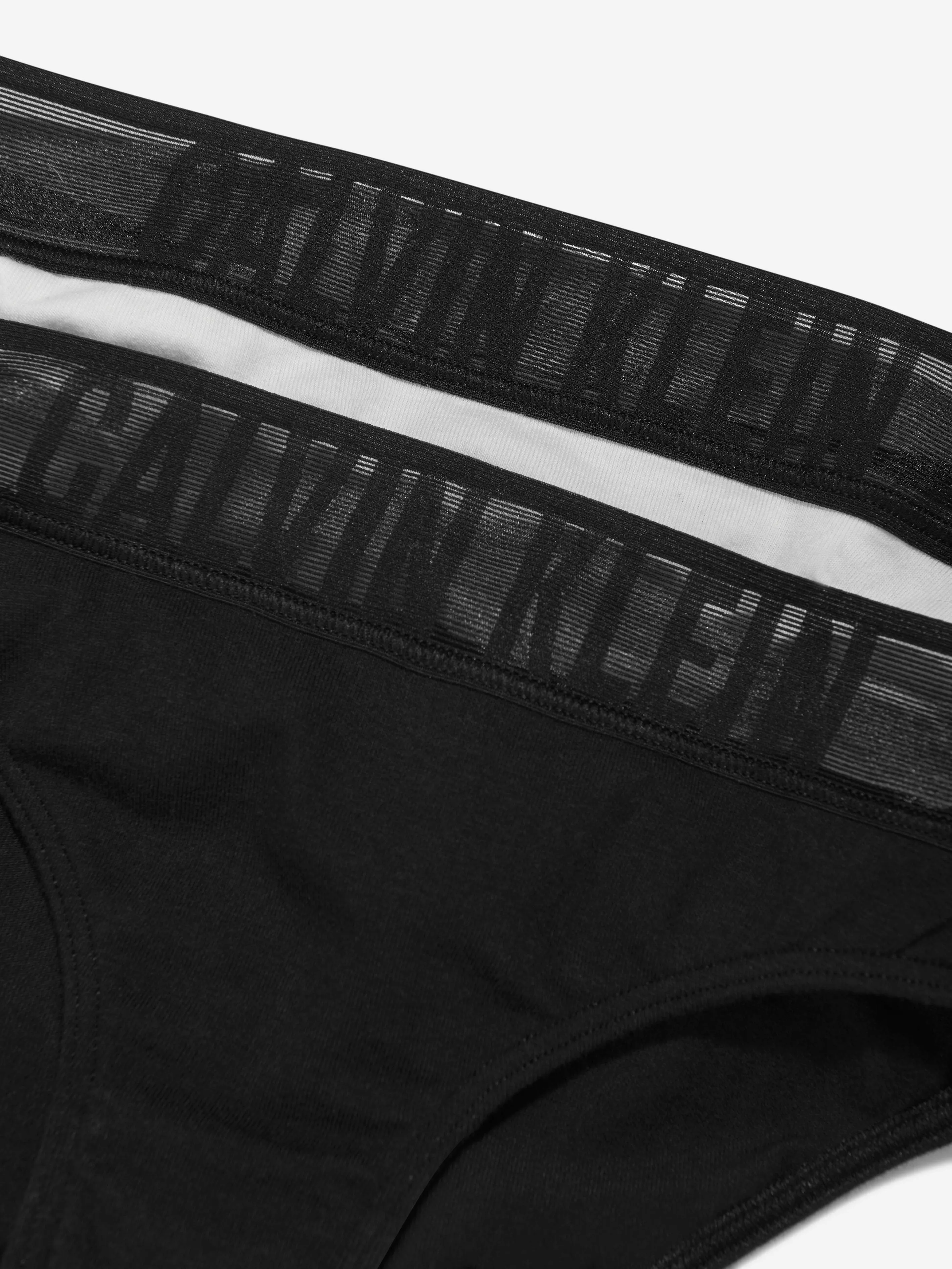 Calvin Klein Girls 2 Pack Bikini Briefs Set in Black