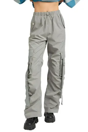 Cargo Parachute Pants Charcoal