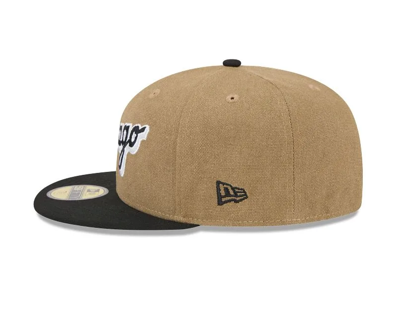 Chicago White Sox Canvas Tan 59FIFTY Fitted