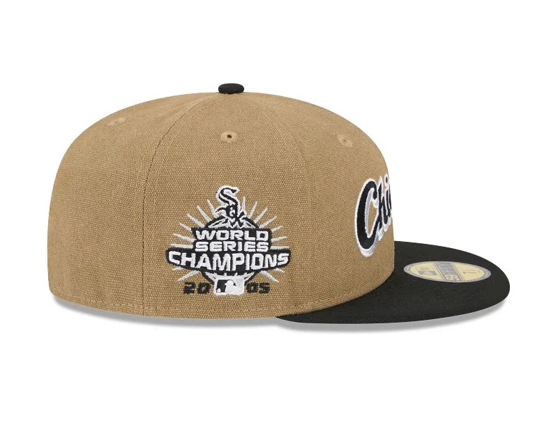 Chicago White Sox Canvas Tan 59FIFTY Fitted