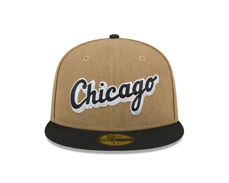 Chicago White Sox Canvas Tan 59FIFTY Fitted