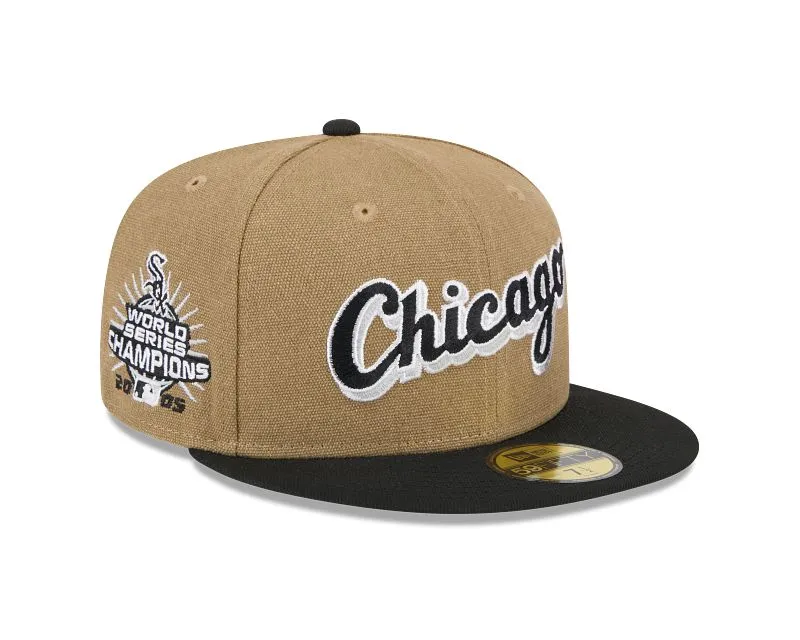 Chicago White Sox Canvas Tan 59FIFTY Fitted