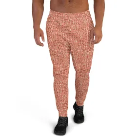 Copper Animal Print Men's Street Joggers