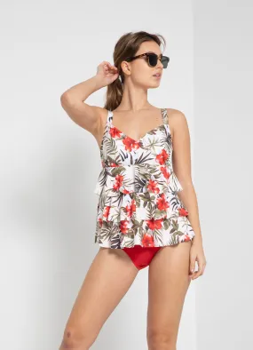 F1806-Flower Garden Red