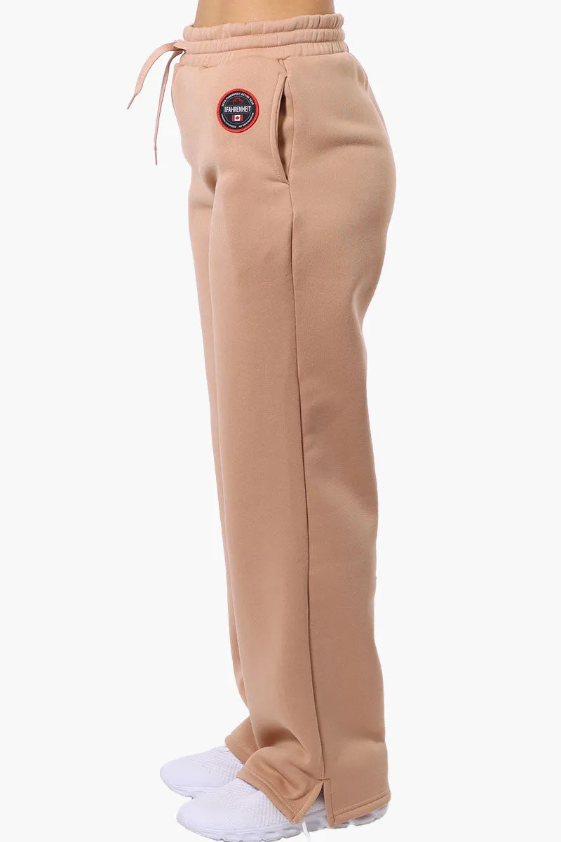 Fahrenheit Tie Waist Basic Sweatpants - Camel