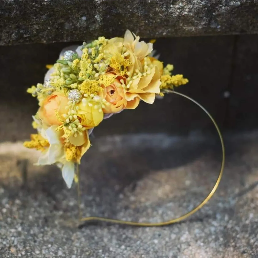 Happy Yellow Headband