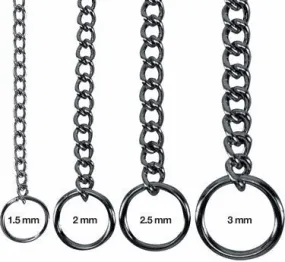 **Herm Sprenger Chain Training Collar- Round Link or Narrow link**