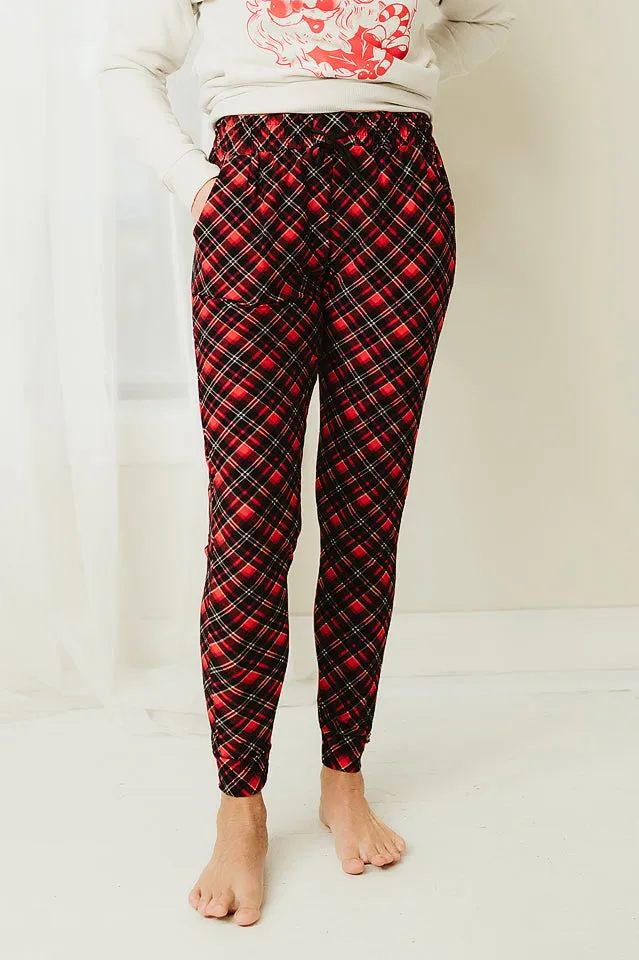 Holiday Plaid Joggers