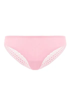 HSIA Polka Dot Super Soft Pink Lace Back Cheeky Underwear