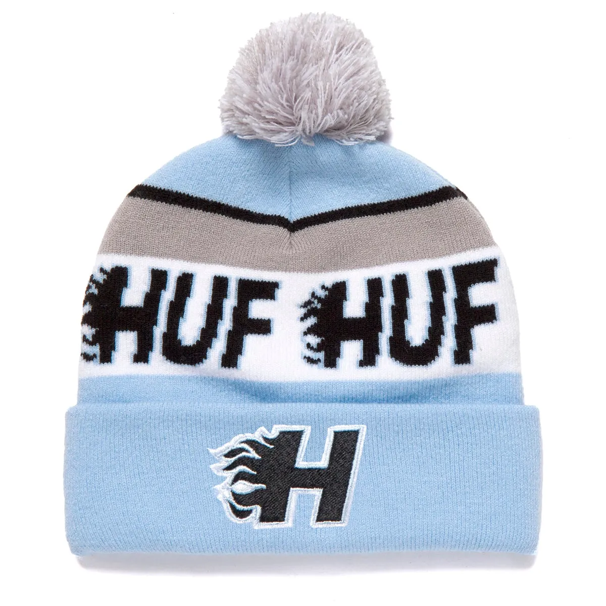 HUF ENFORCER POM BEANIE - LIGHT BLUE