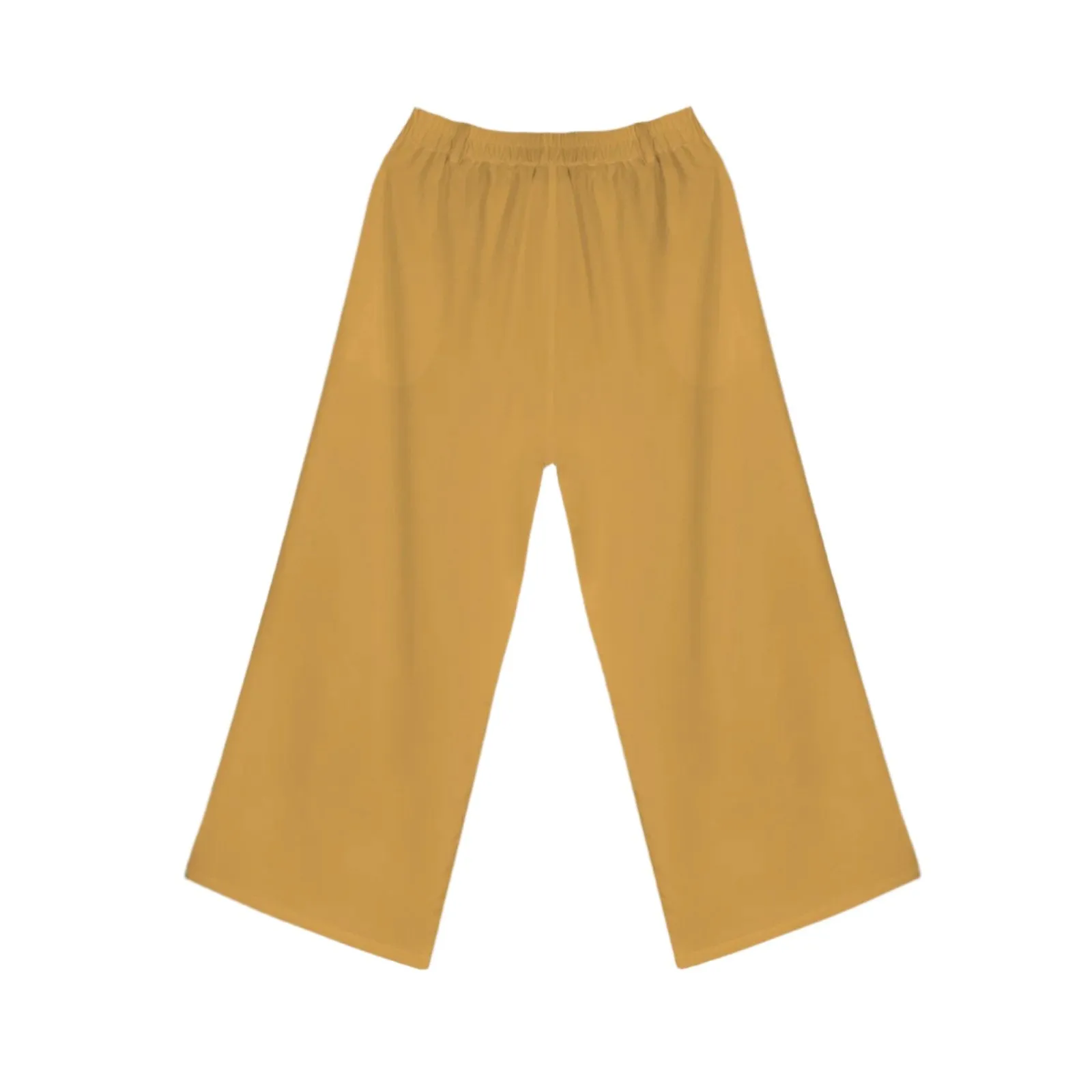 Jana Yellow High Rise Wide Leg Pants