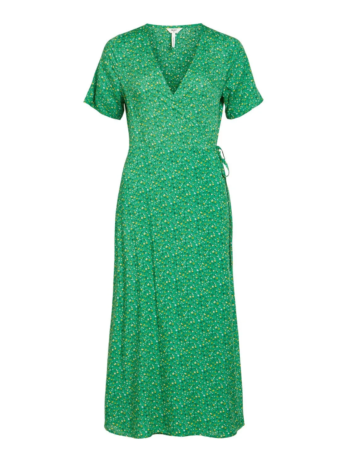 Jema Long Wrap Dress (Green)