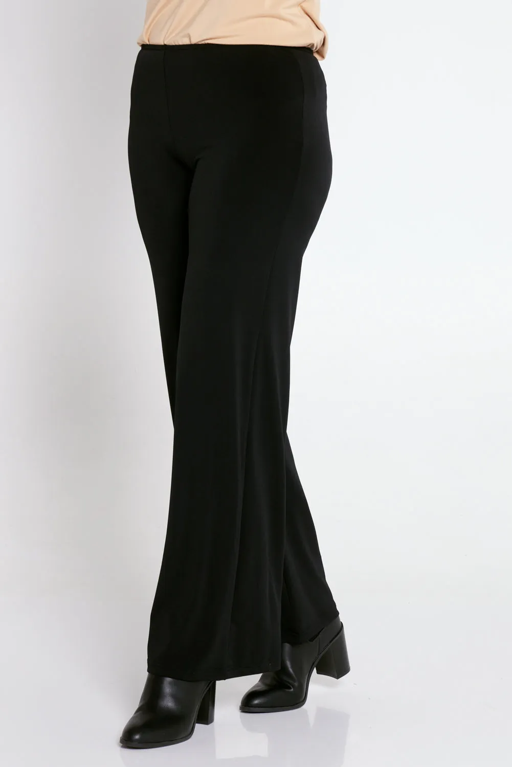 Kamala Wide Leg Pants - Black