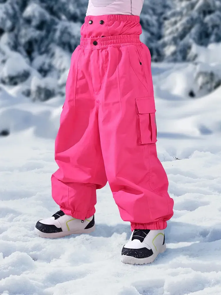 Kids Baggy Snowboarding Pants Outdoor Ski Pants for Sports