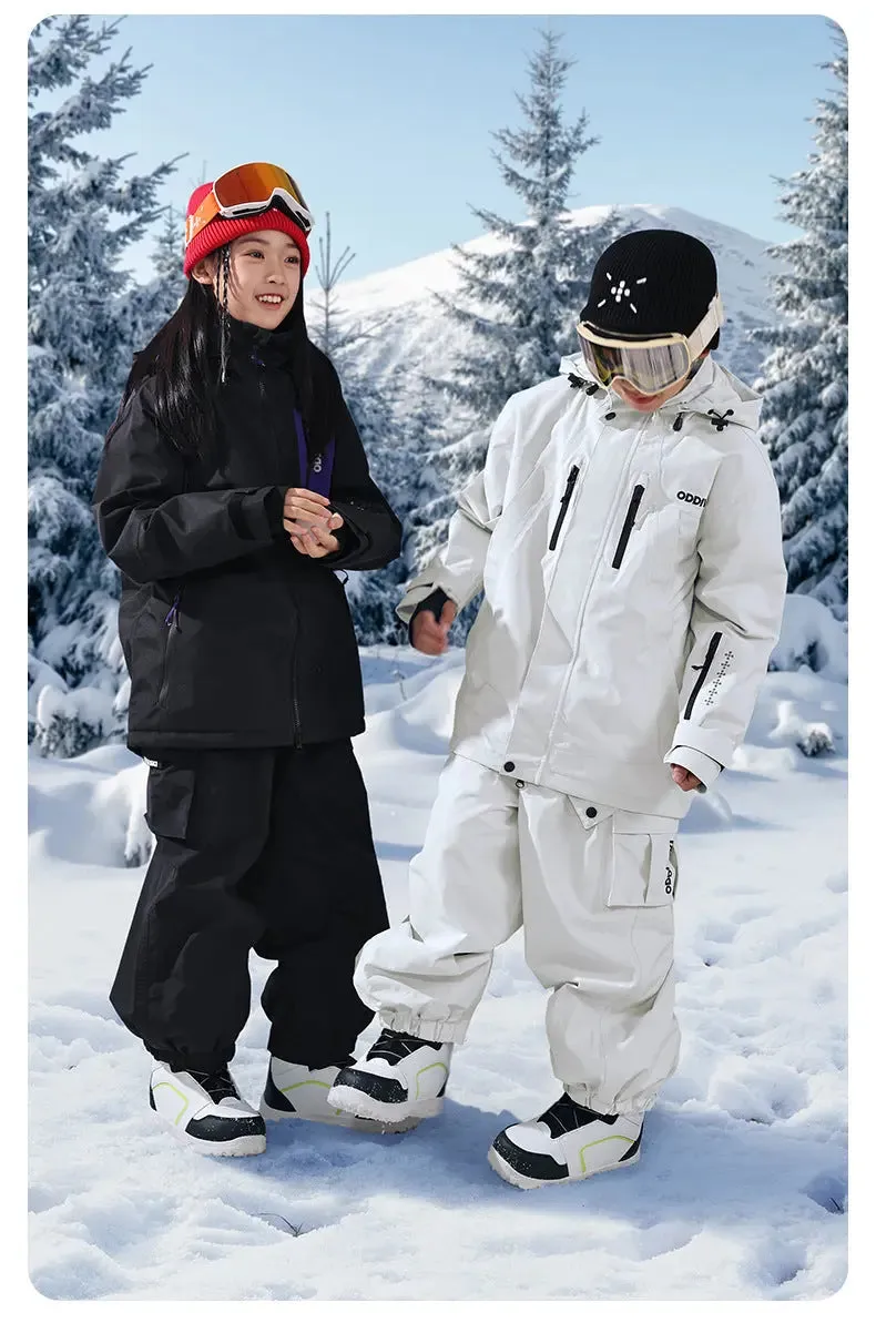 Kids Baggy Snowboarding Pants Outdoor Ski Pants for Sports