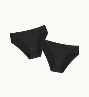 (Kit Item) Leakproof Underwear 4-Pack Black 2-Pack | Bikini