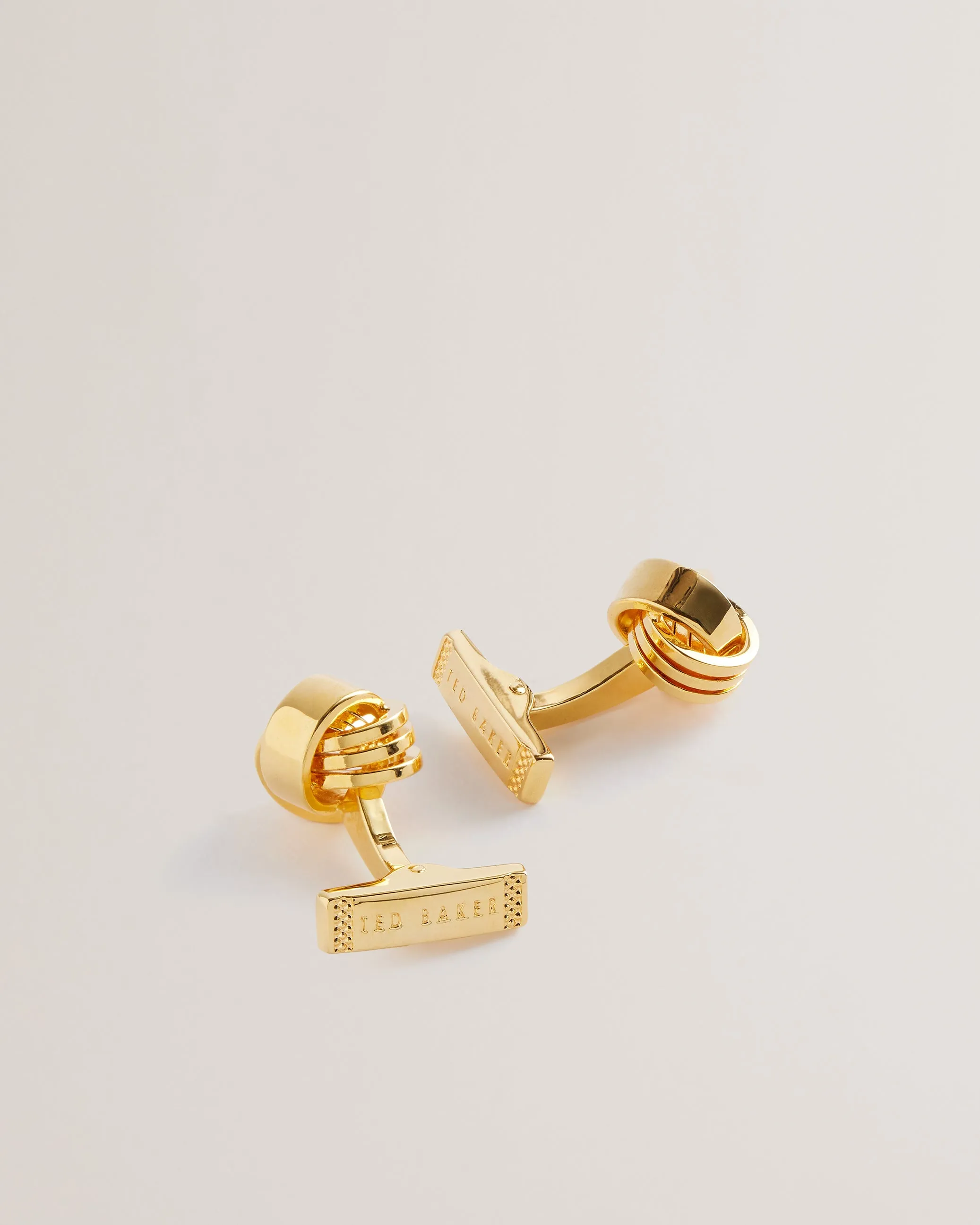 Knoted Knotted Cufflinks Gold