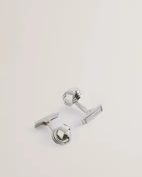 Knoted Knotted Cufflinks Silver