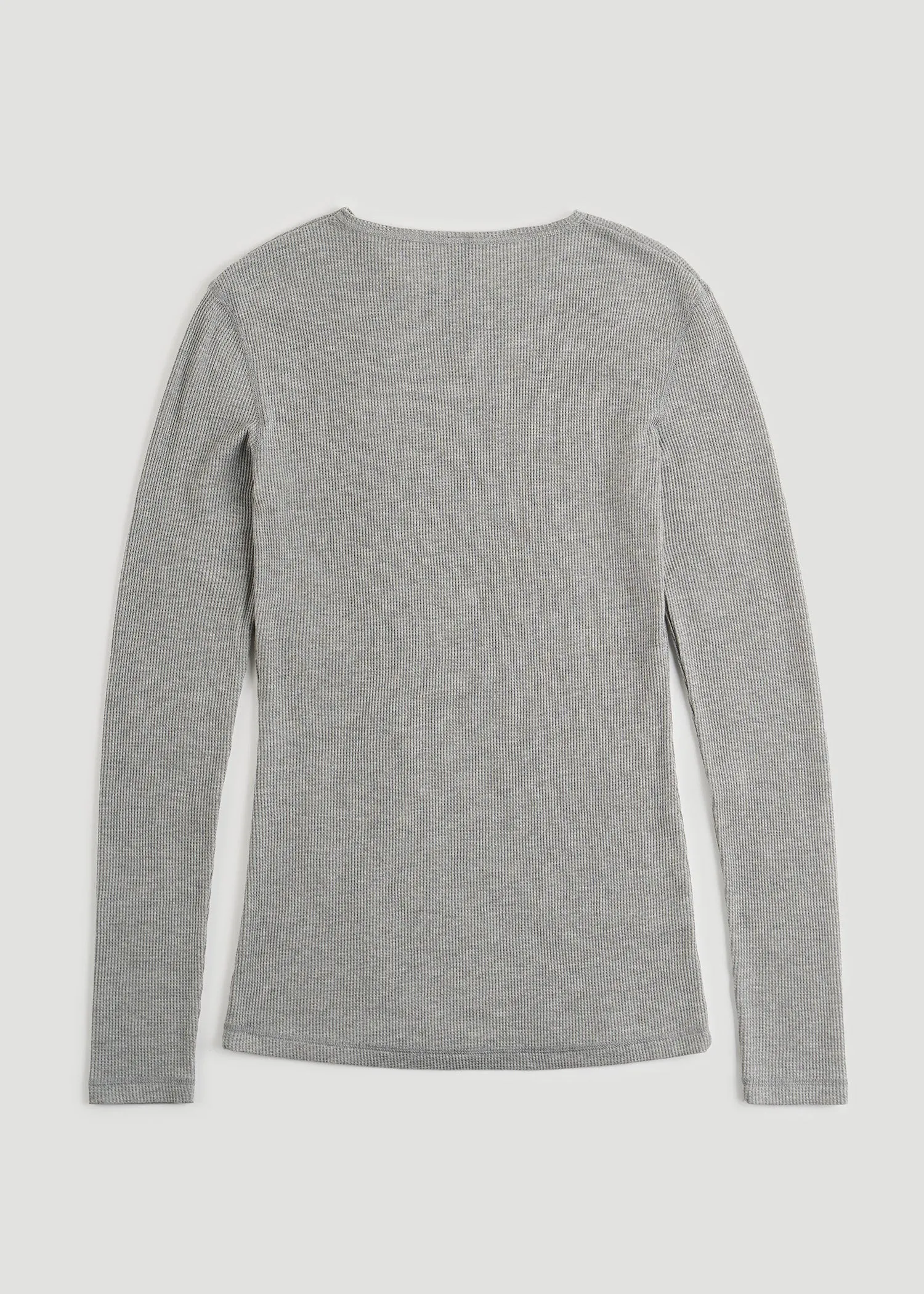 LJ&S Long Thermal Undershirt for Tall Men in Grey Mix