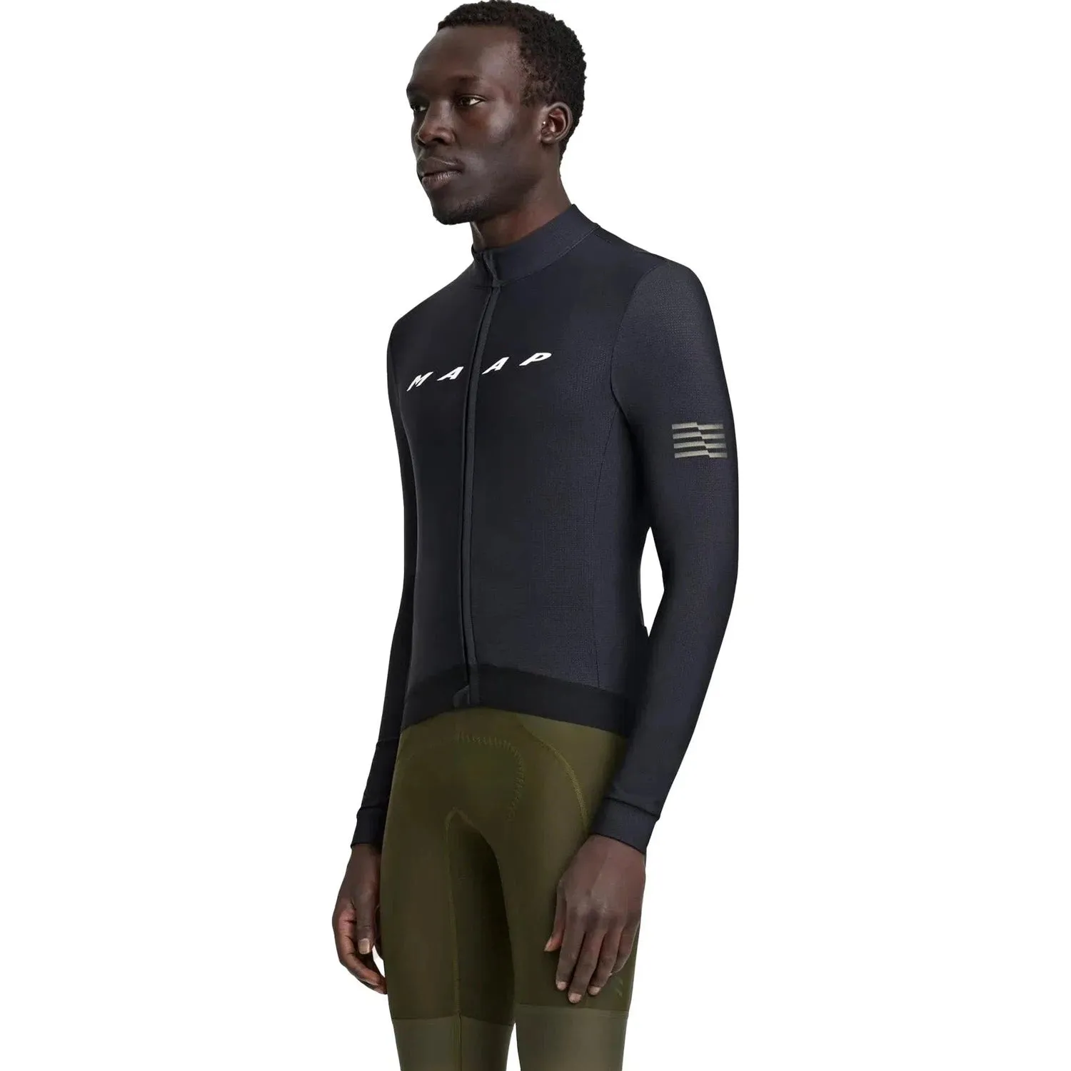 MAAP Evade Thermal LS Jersey - Black AW2022