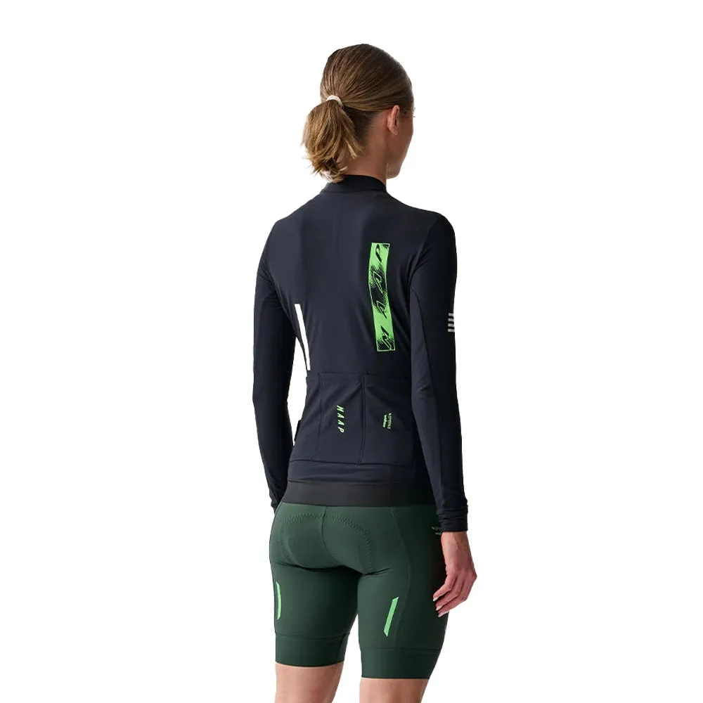 MAAP x Lifeplus Wahoo Team Women Thermal LS Jersey - Black