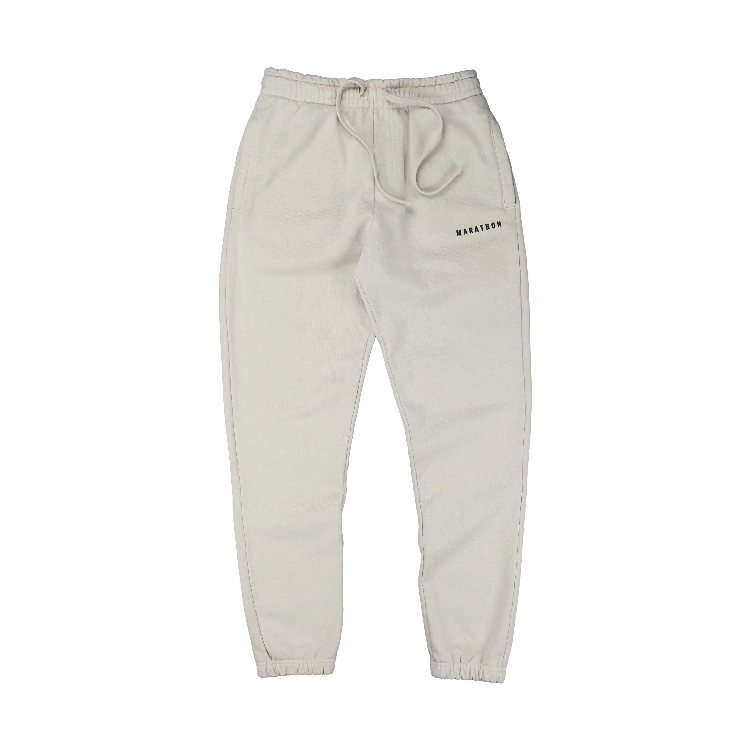 Marathon Hero Sweatpants - Bone/Black