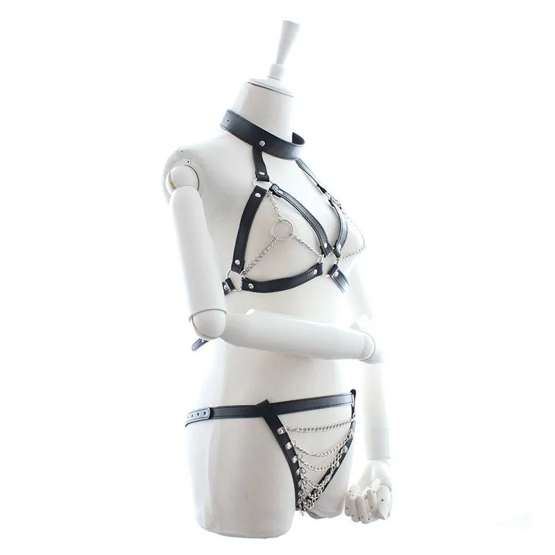 Metal Chain Underwear Bondage Pre Tied