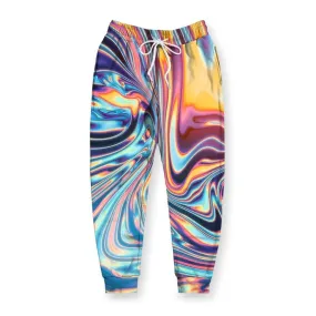 Metallic Flow Men's Velvet Joggers