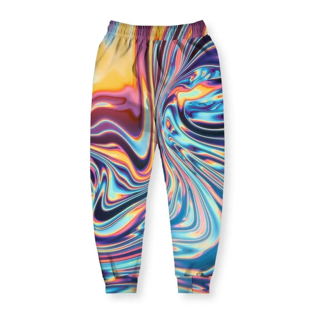 Metallic Flow Men's Velvet Joggers