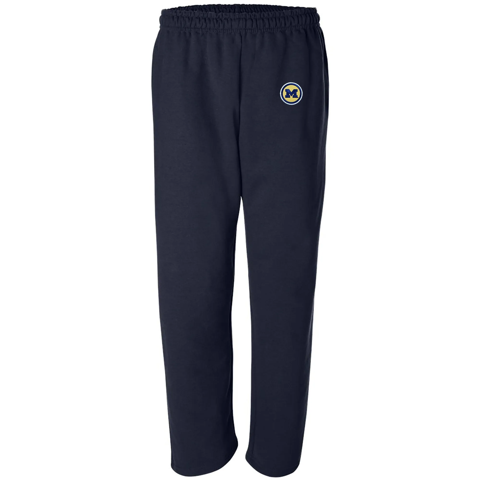 Michigan Circle Logo Patch Sweatpants - Navy