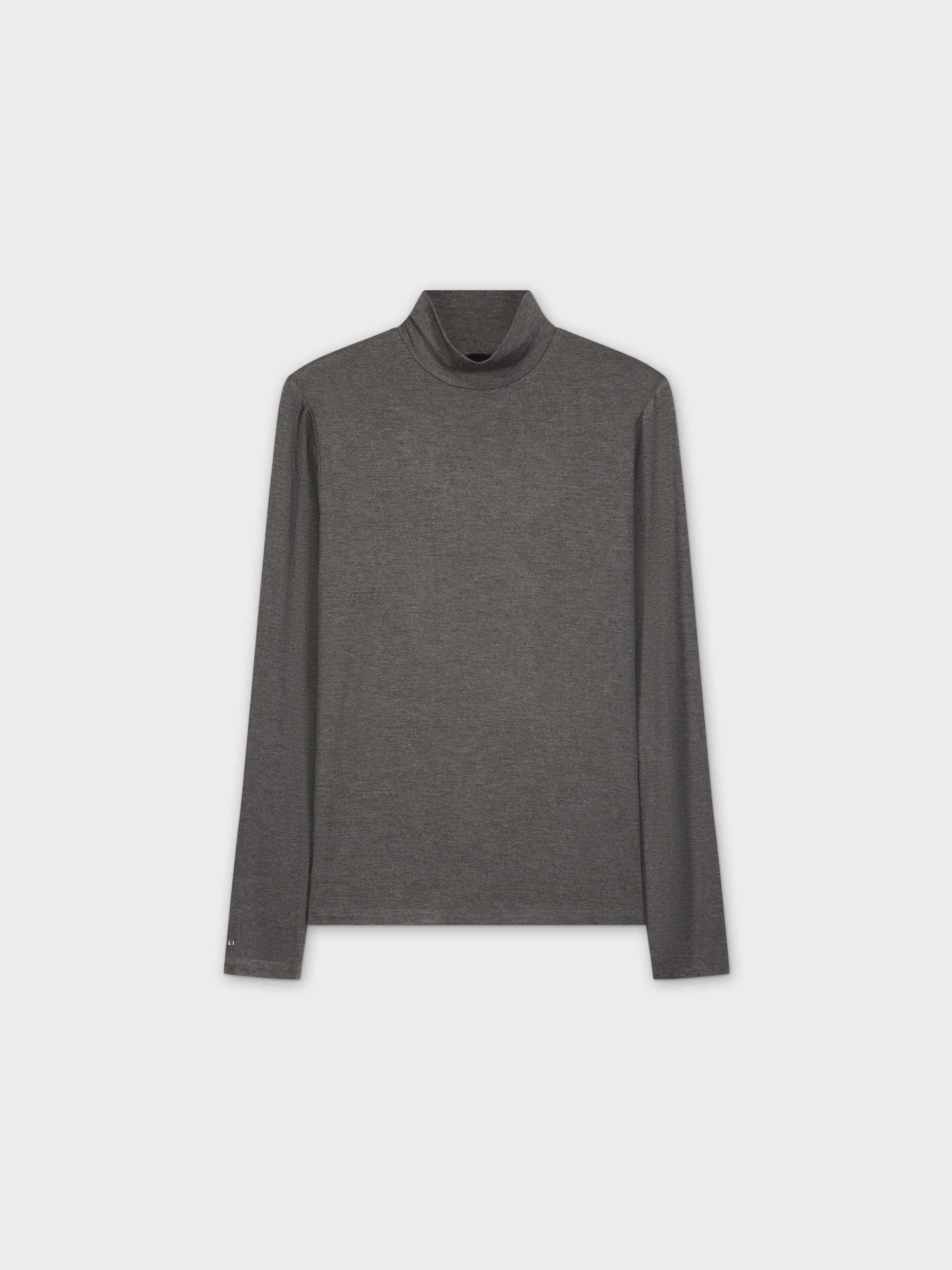 MODAL TURTLENECK LONG SLEEVE-GREY