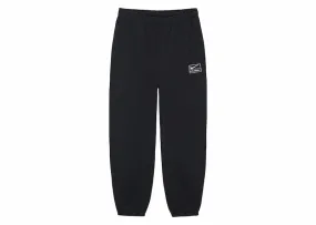 Nike X Stussy Stone Washed Fleece Sweatpants (Fw23) Black