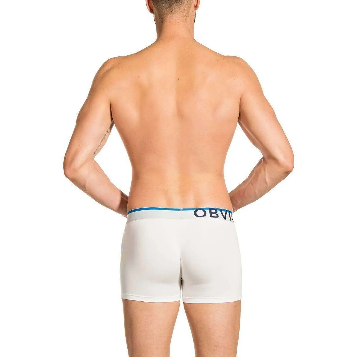 Obviously Everyman AnatoMAX Boxer Brief 3inch Leg - White