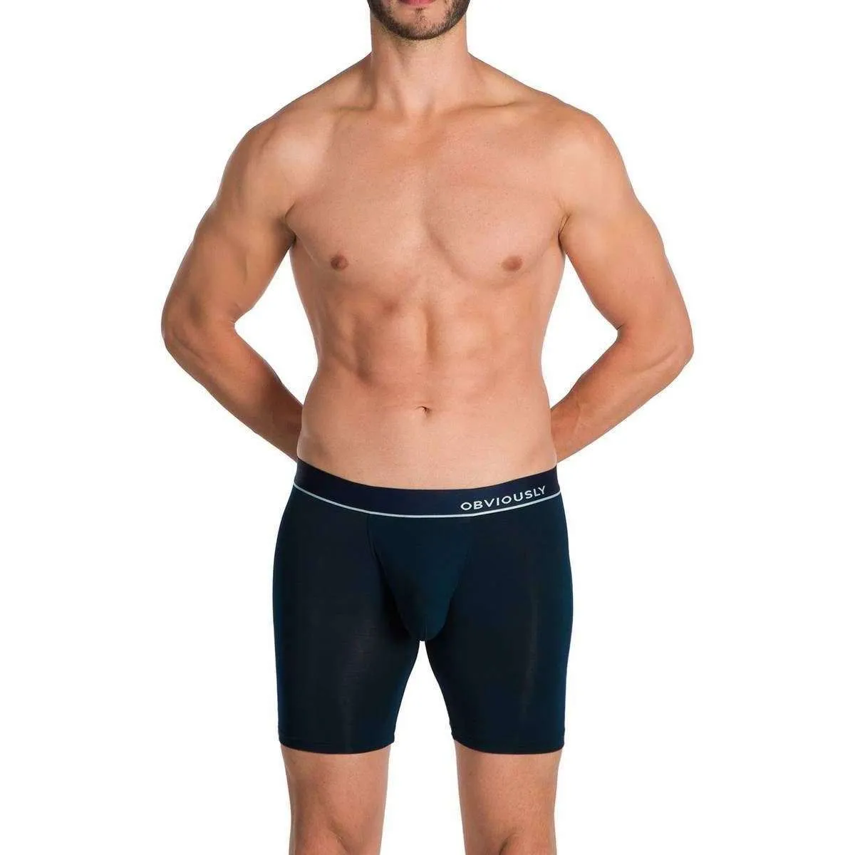 Obviously Primeman AnatoMAX Boxer Brief 6inch Leg - Midnight Navy