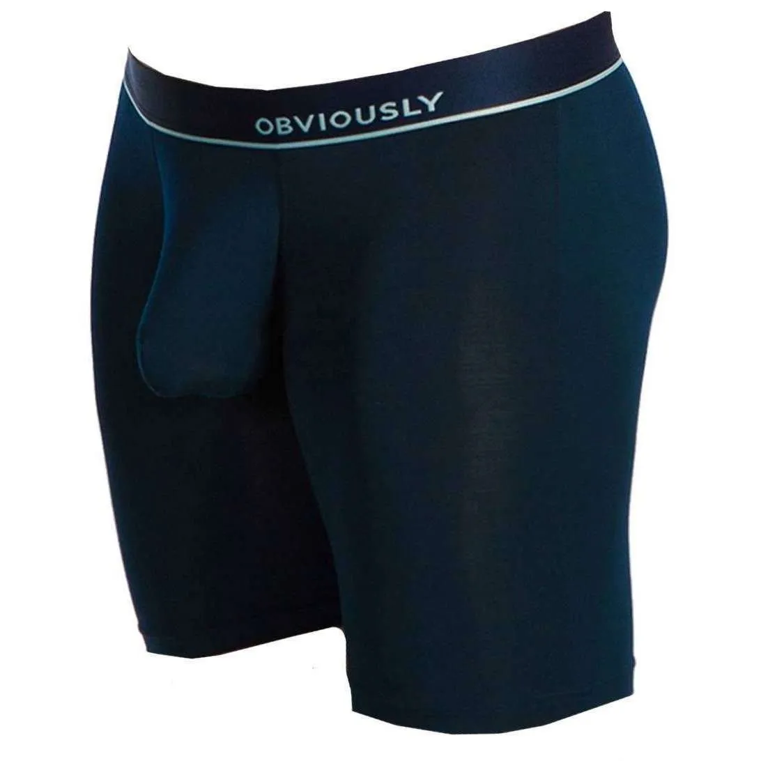 Obviously Primeman AnatoMAX Boxer Brief 6inch Leg - Midnight Navy