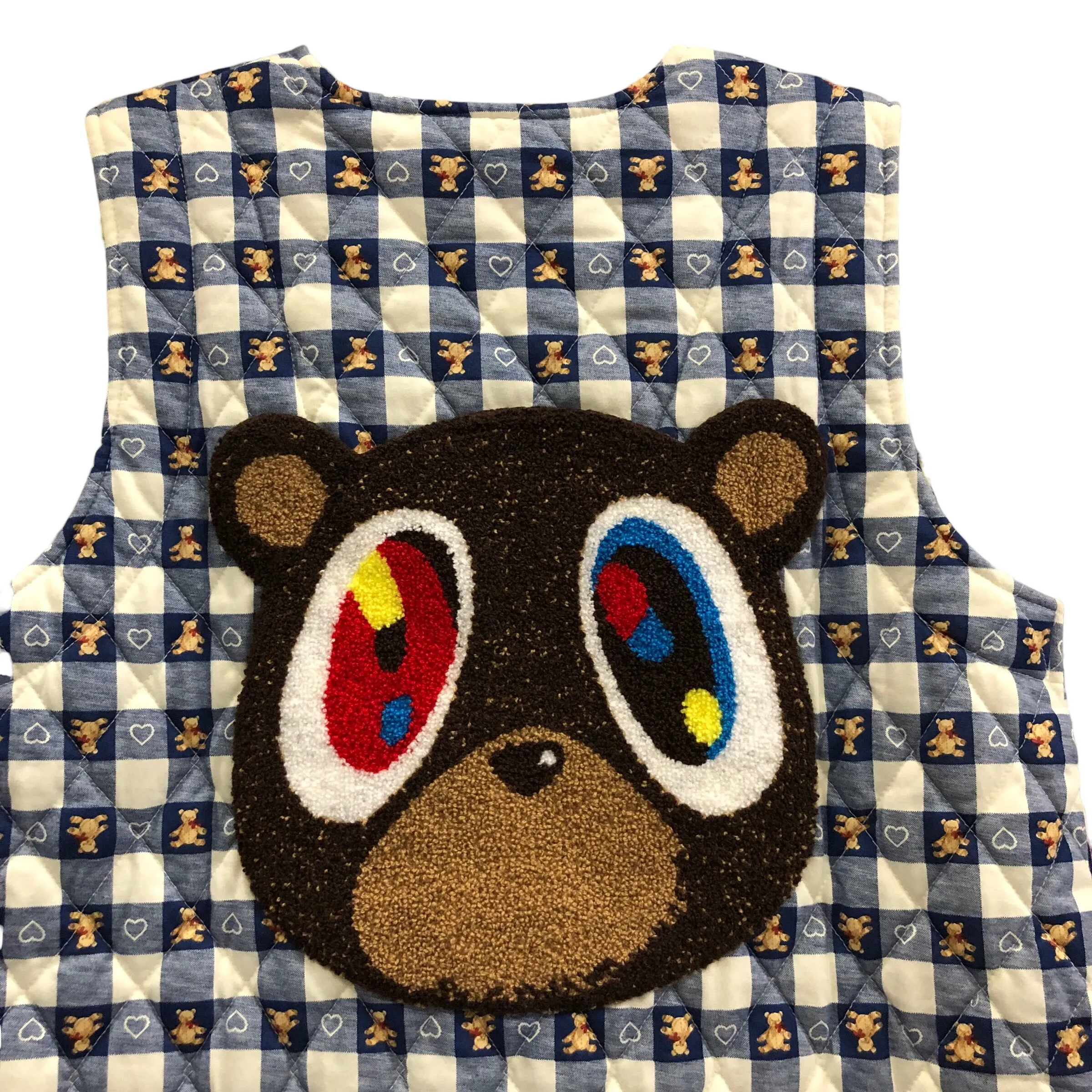 OOAK Vintage Cotton Quilted Murakami Vest