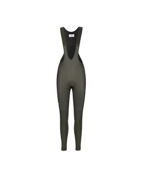 PAS NORMAL STUDIOS Essential Thermal Long Bibs Women - Dark Olive